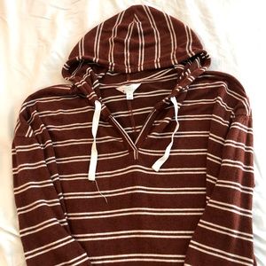 Striped Hoodie Sweater